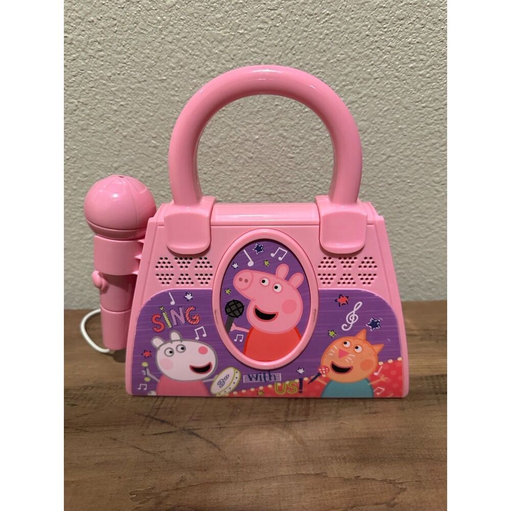 Peppa Pig Sing Along Karaoke Machine with Microphone